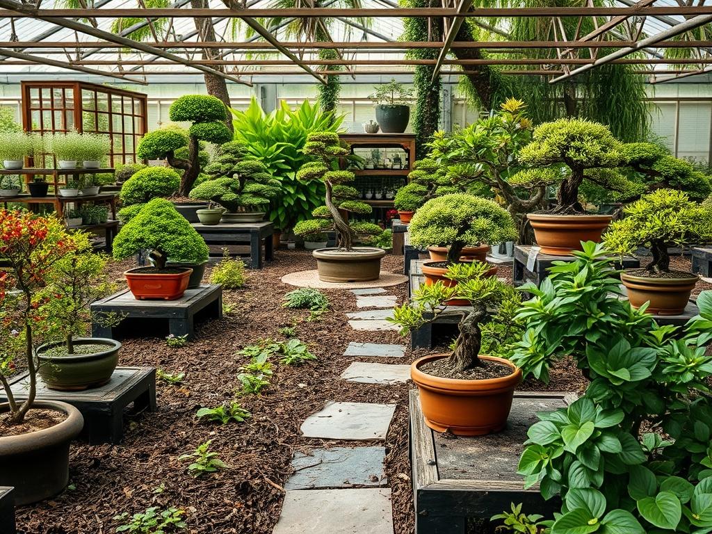 Bonsai Display Areas