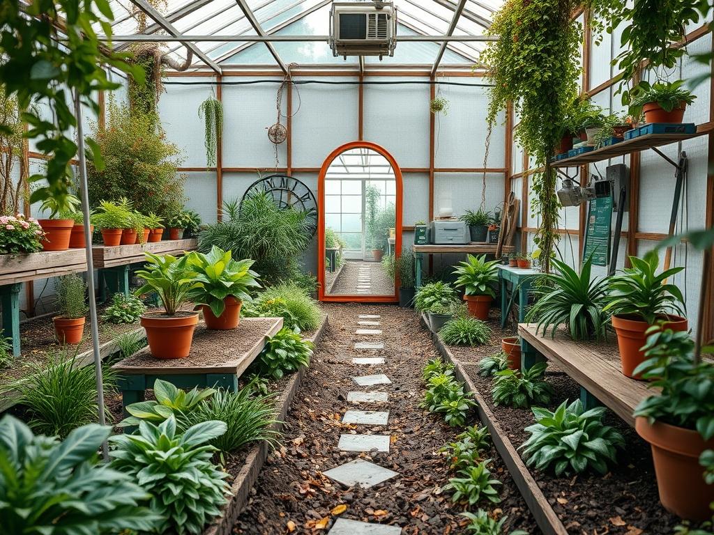 Mirrors in Small Gardens