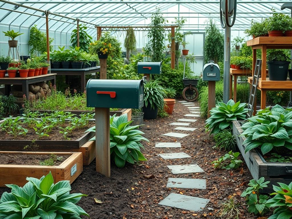 Modern Mailbox Landscaping