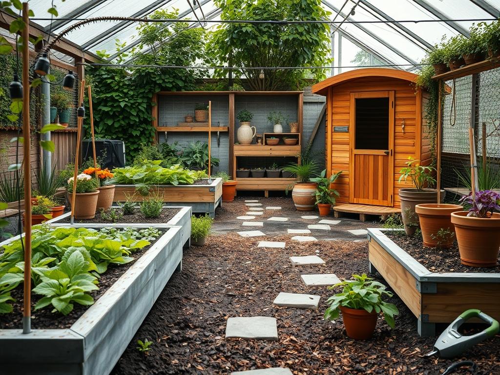 Backyard Sauna Landscaping