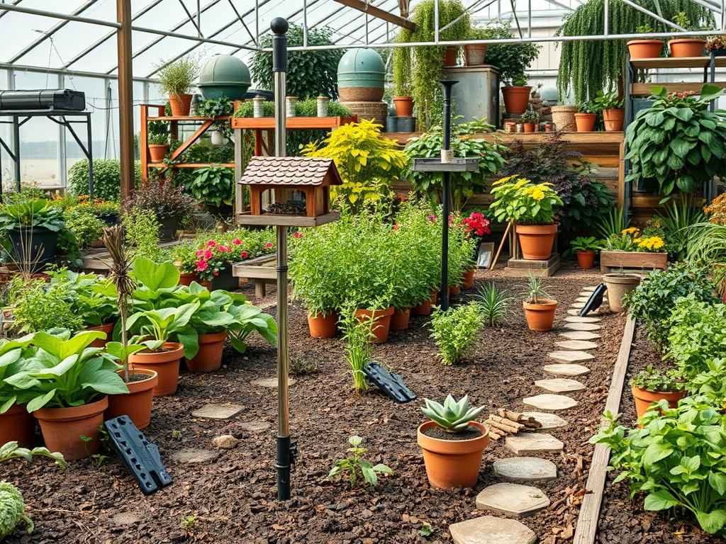 Modern Bird Feeder Poles