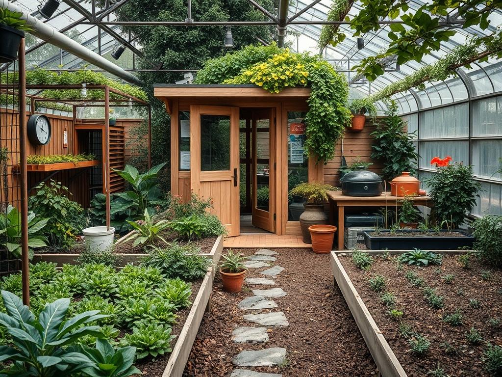 Modern Garden Shed Decor