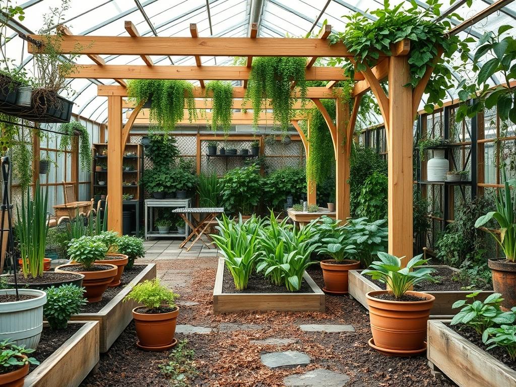 Natural Wood Pergolas