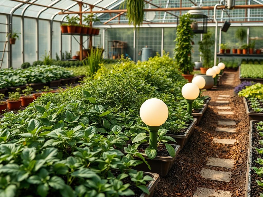 Solar Garden Orb Lights