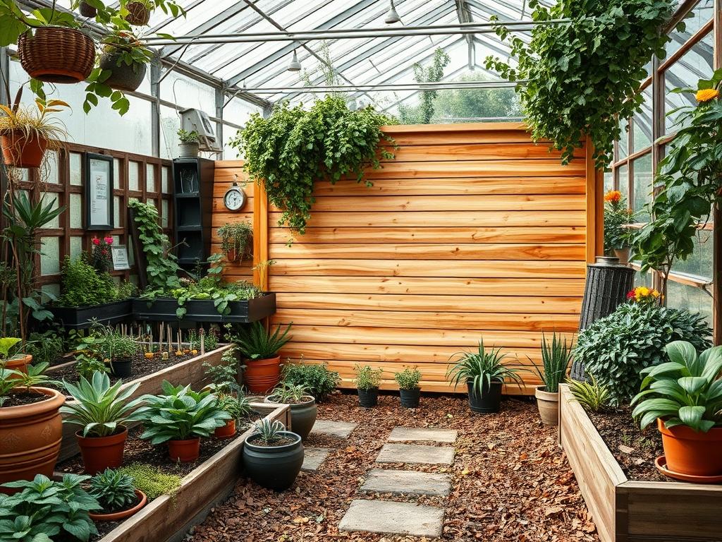 Backyard Privacy Screen Wood
