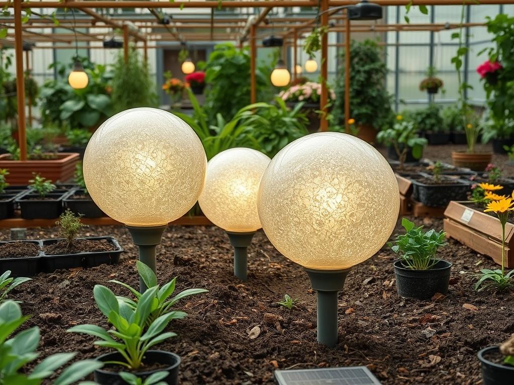 Solar Garden Globe Lights