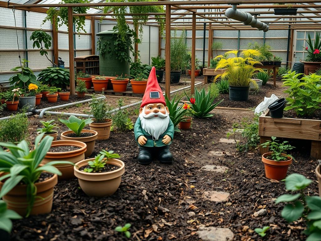 Solar Garden Gnomes Top